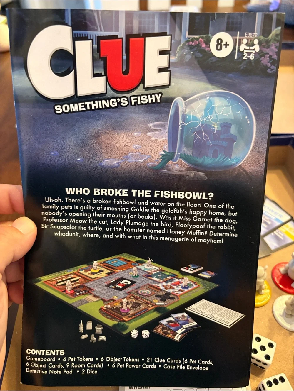 Hasbro Sorry! Sliders Board Game and CLUE something’s fishy